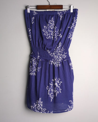 Mango Blue Tube Dress