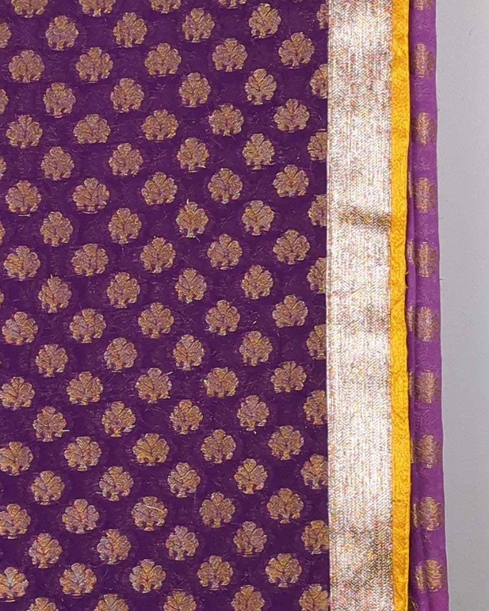 Purple Saree