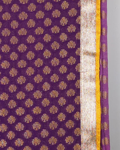 Purple Saree