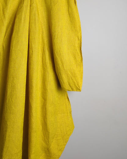 Chola Orange Linen Dress