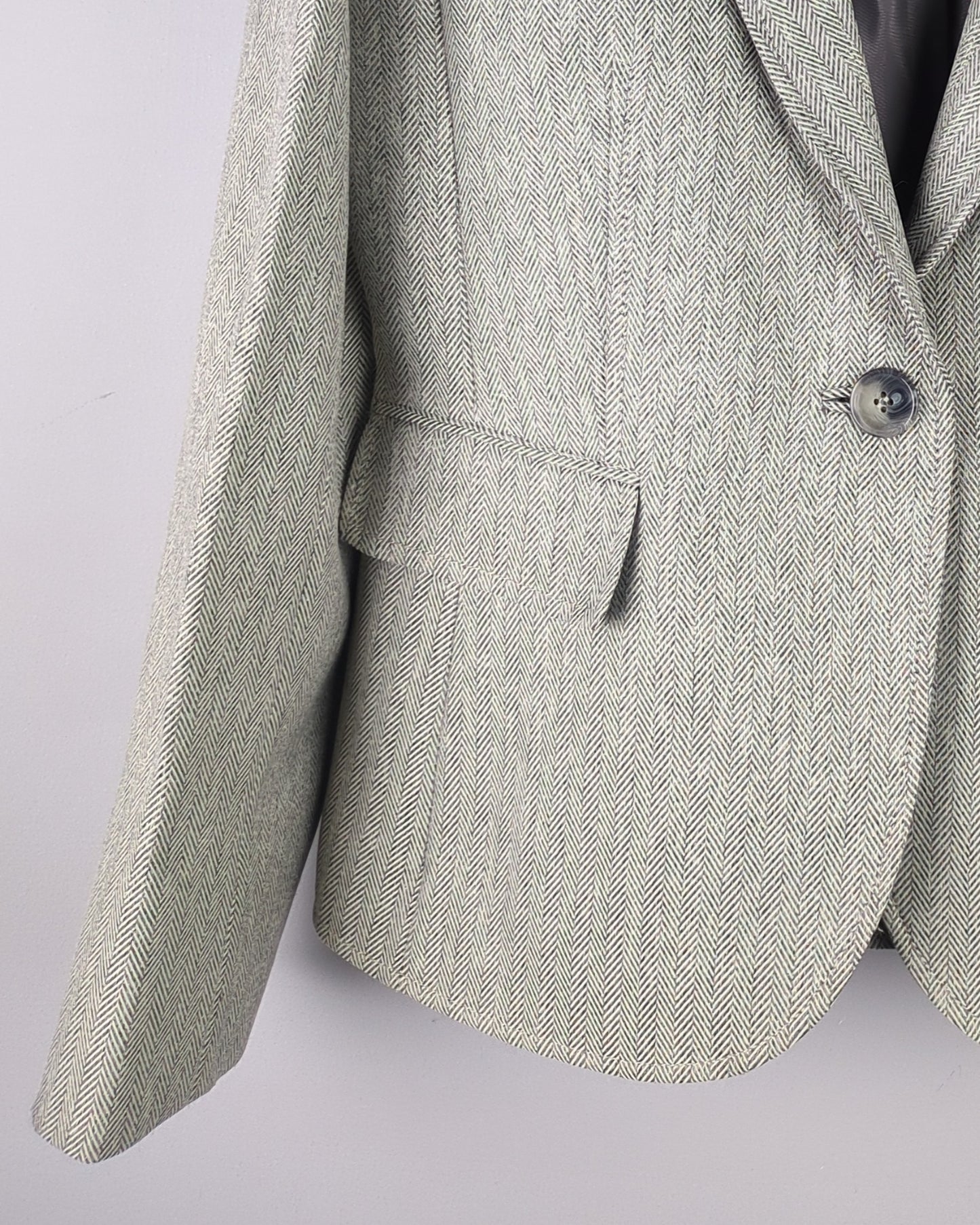 Tahari Arthur S Levine Gray Blazer Jacket