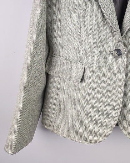 Tahari Arthur S Levine Gray Blazer Jacket