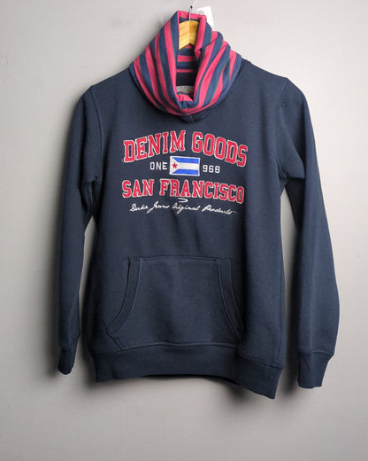 Duke Jeans Blue Graphic Hoodie