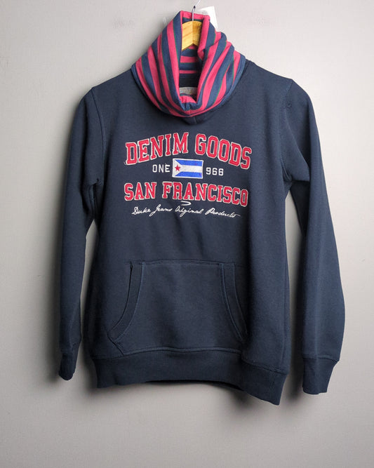 Duke Jeans Blue Graphic Hoodie