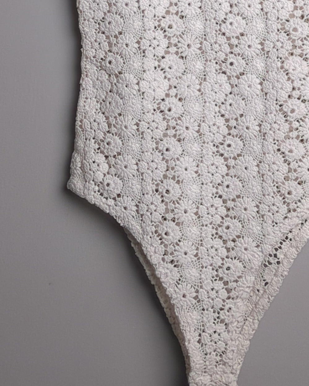 H&M Beige Lace Bodysuit
