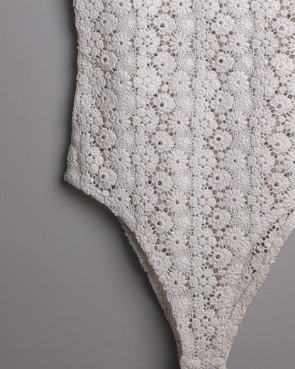 H&M Beige Lace Bodysuit