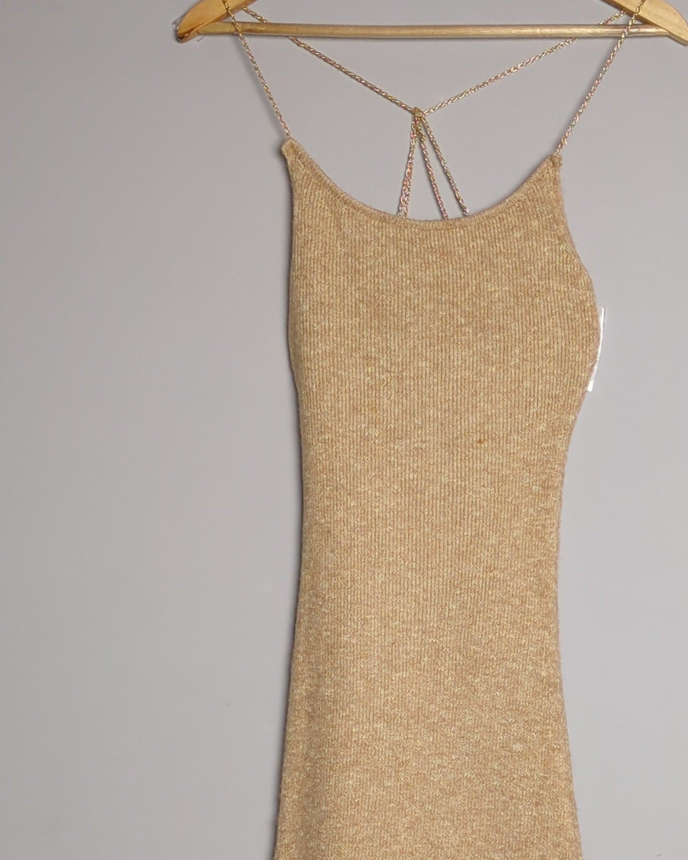Zara Beige Knit Dress