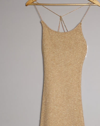 Zara Beige Knit Dress