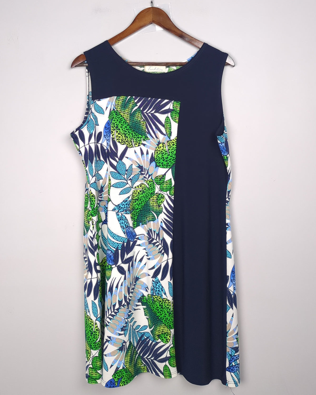 Tradition Blue Sleeveless Dress