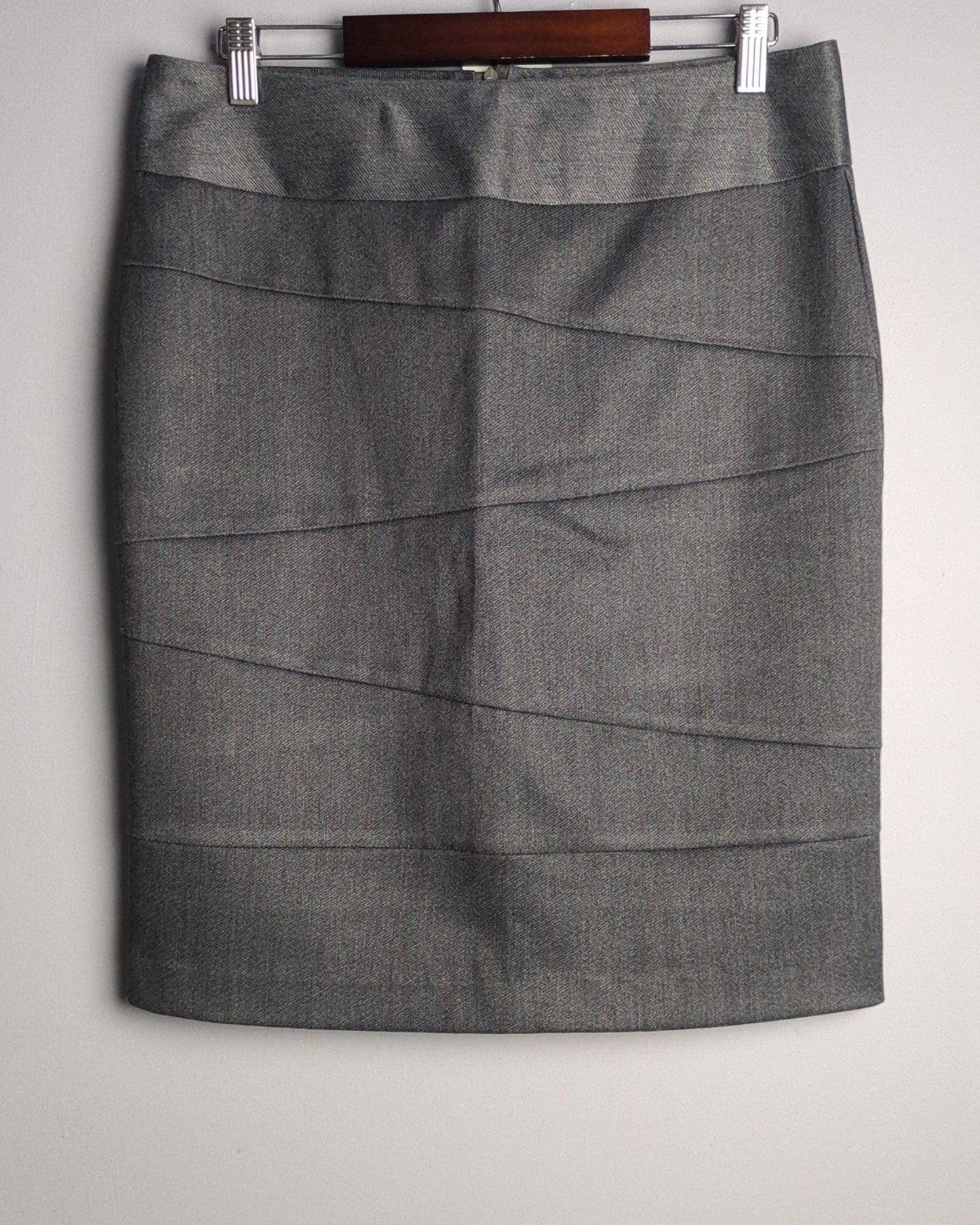 Andra Gray Pencil Skirt