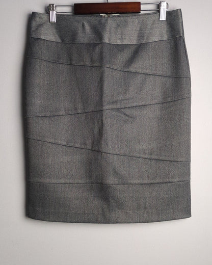 Andra Gray Pencil Skirt
