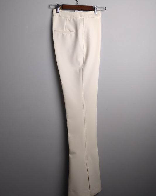 Zara Beige Tailored Trousers