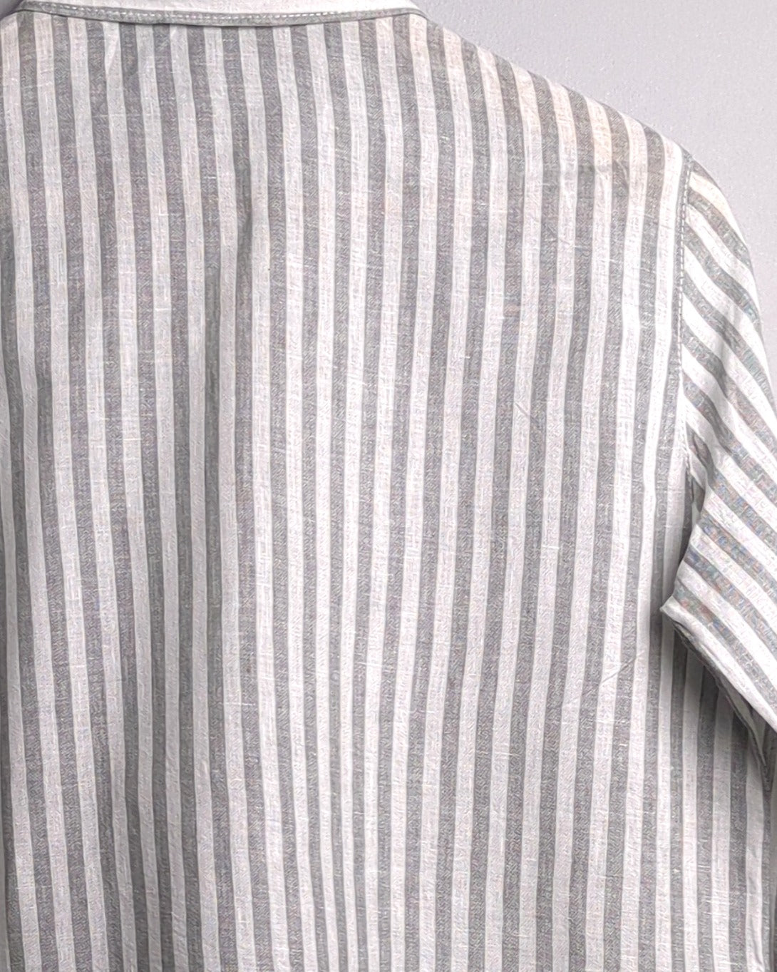 Massimo Dutti Gray Button-Down Shirt