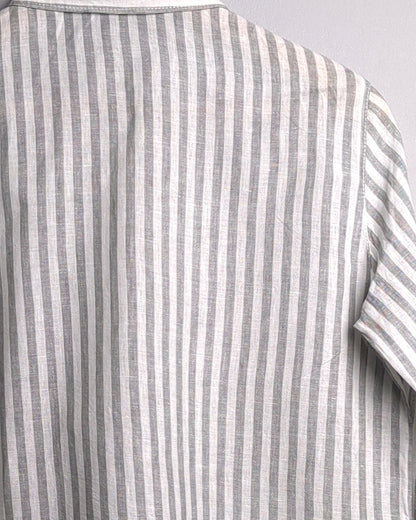 Massimo Dutti Gray Button-Down Shirt