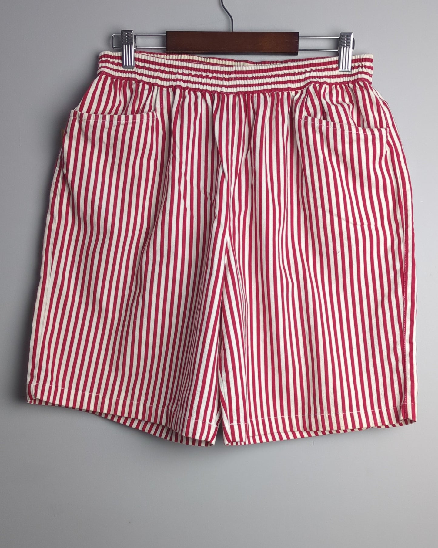 Red Casual Shorts