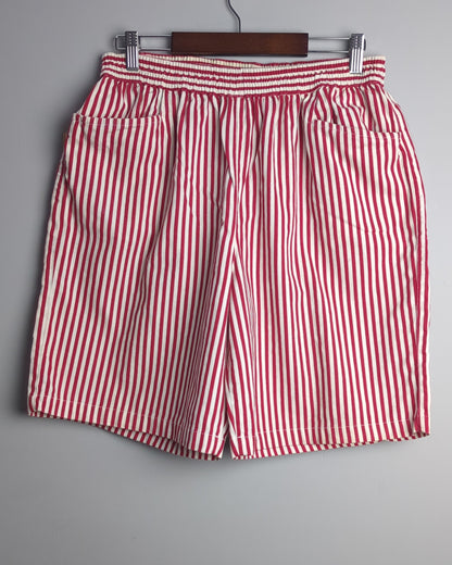 Red Casual Shorts