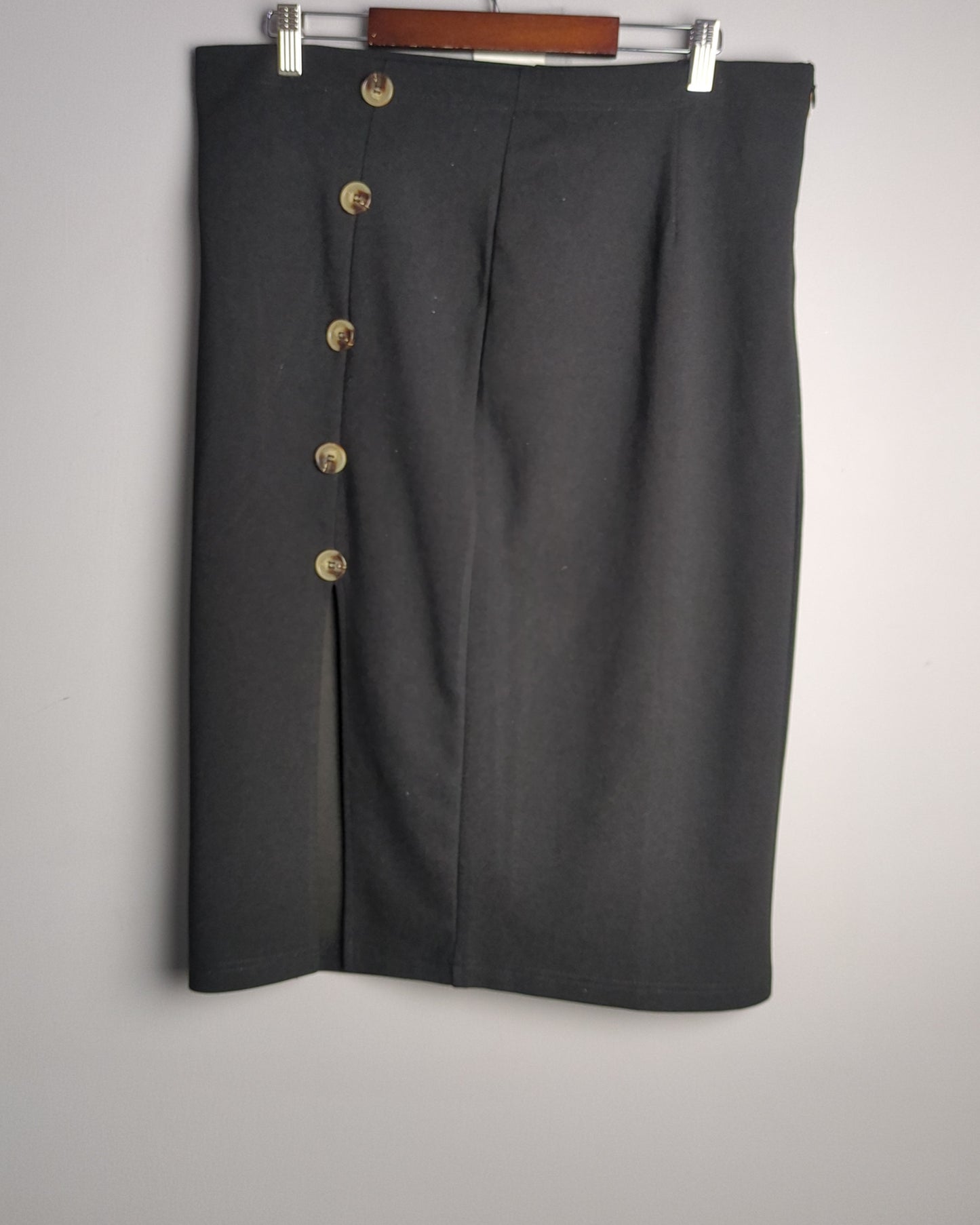 Shein Black Midi Skirt