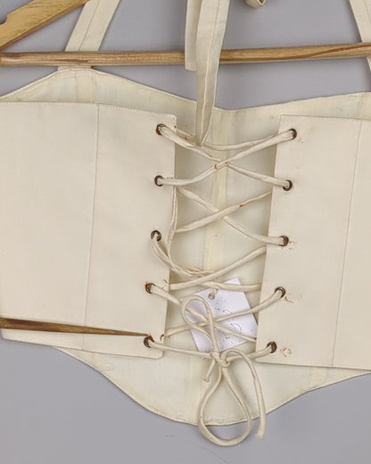Beige Halter Corset