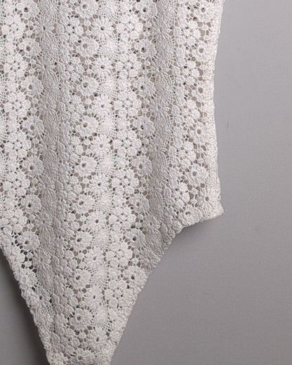 H&M Beige Lace Bodysuit