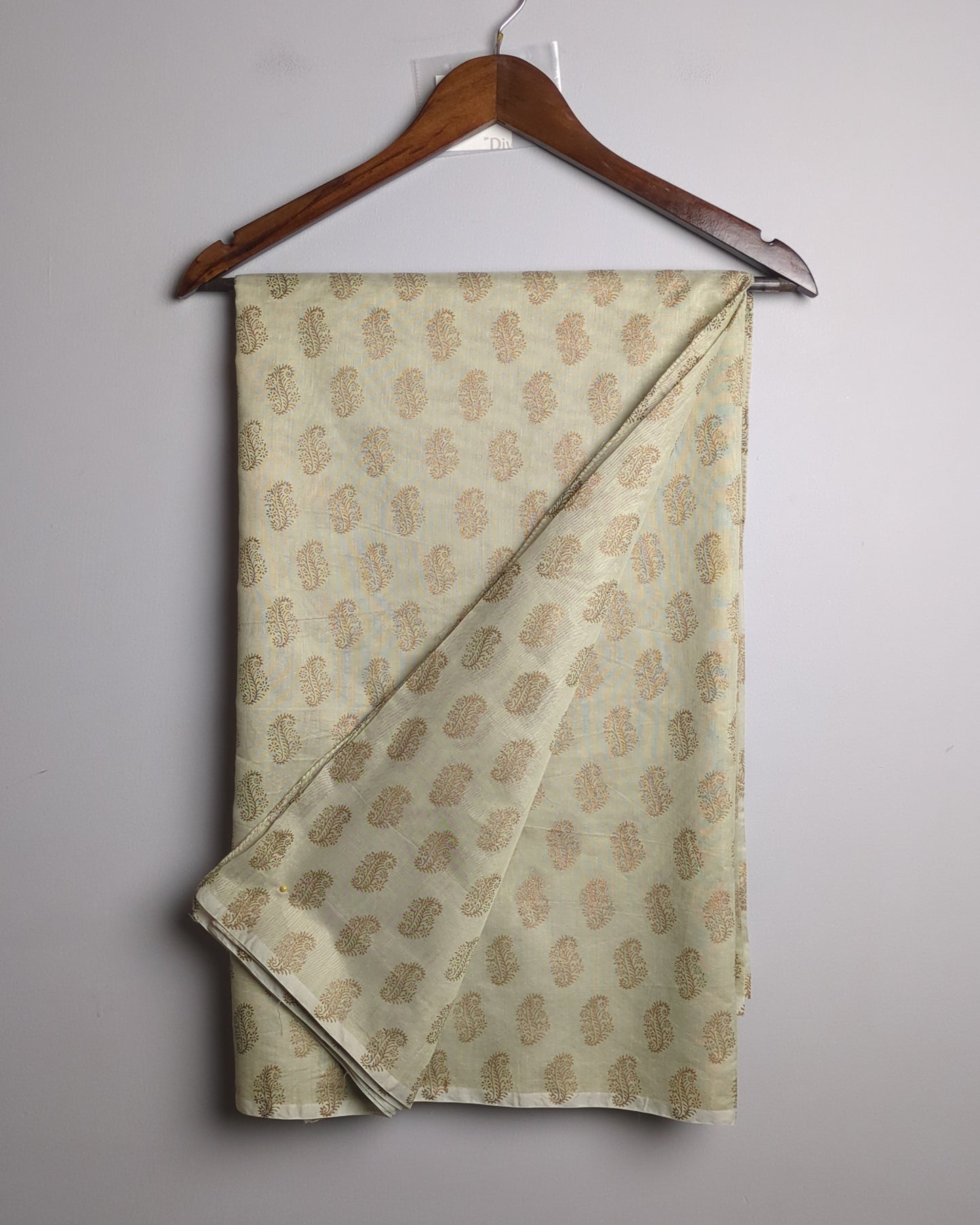 Beige Printed Fabric