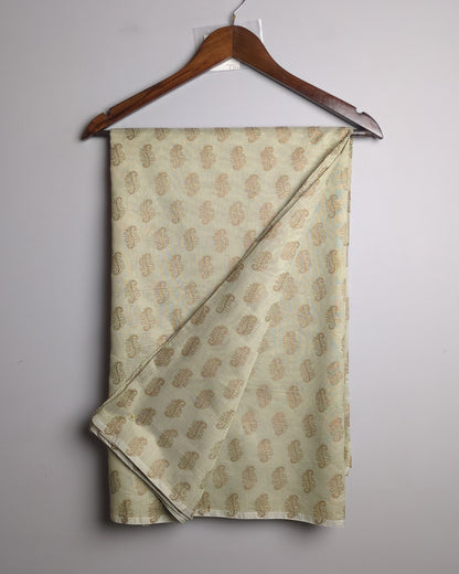 Beige Printed Fabric