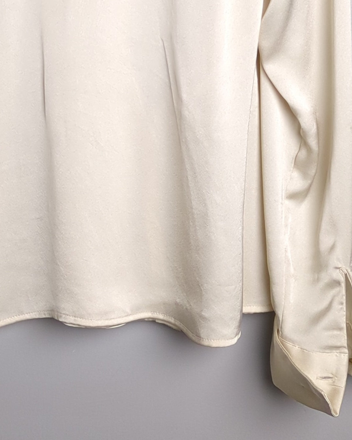 Beige Satin Blouse