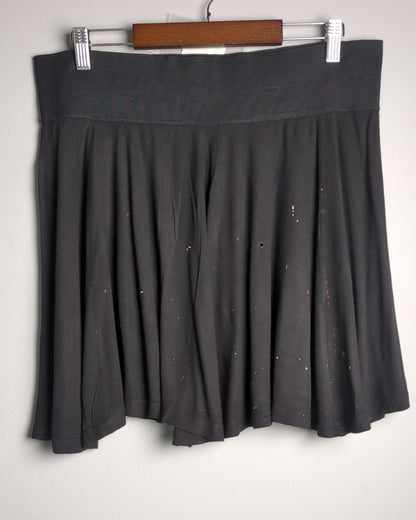 H&M Black Flare Skirt