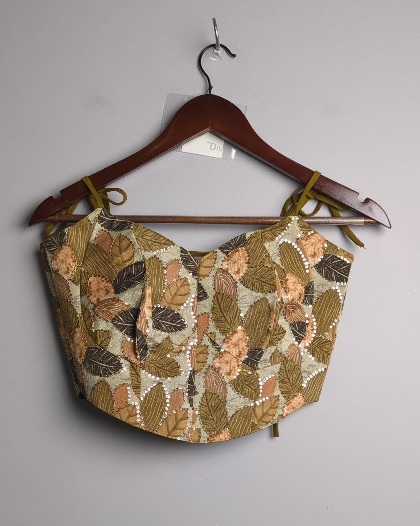 Antima Lunker Beige Corset Top