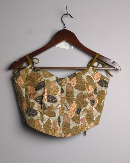 Antima Lunker Beige Corset Top