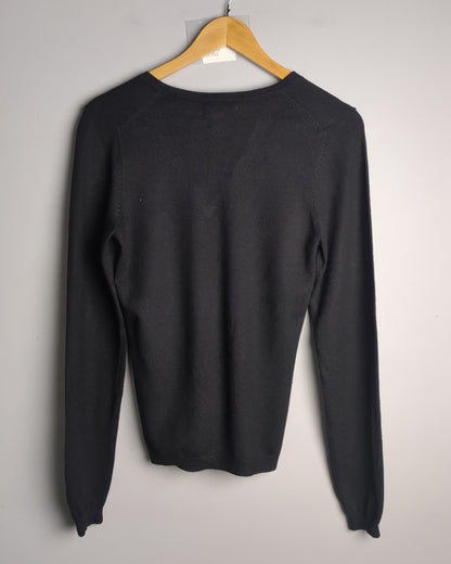Banana Republic Black V-Neck Sweater