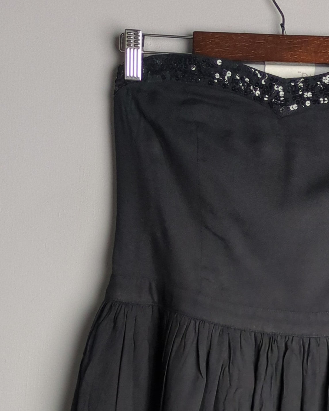 Superdry Black Strapless Dress