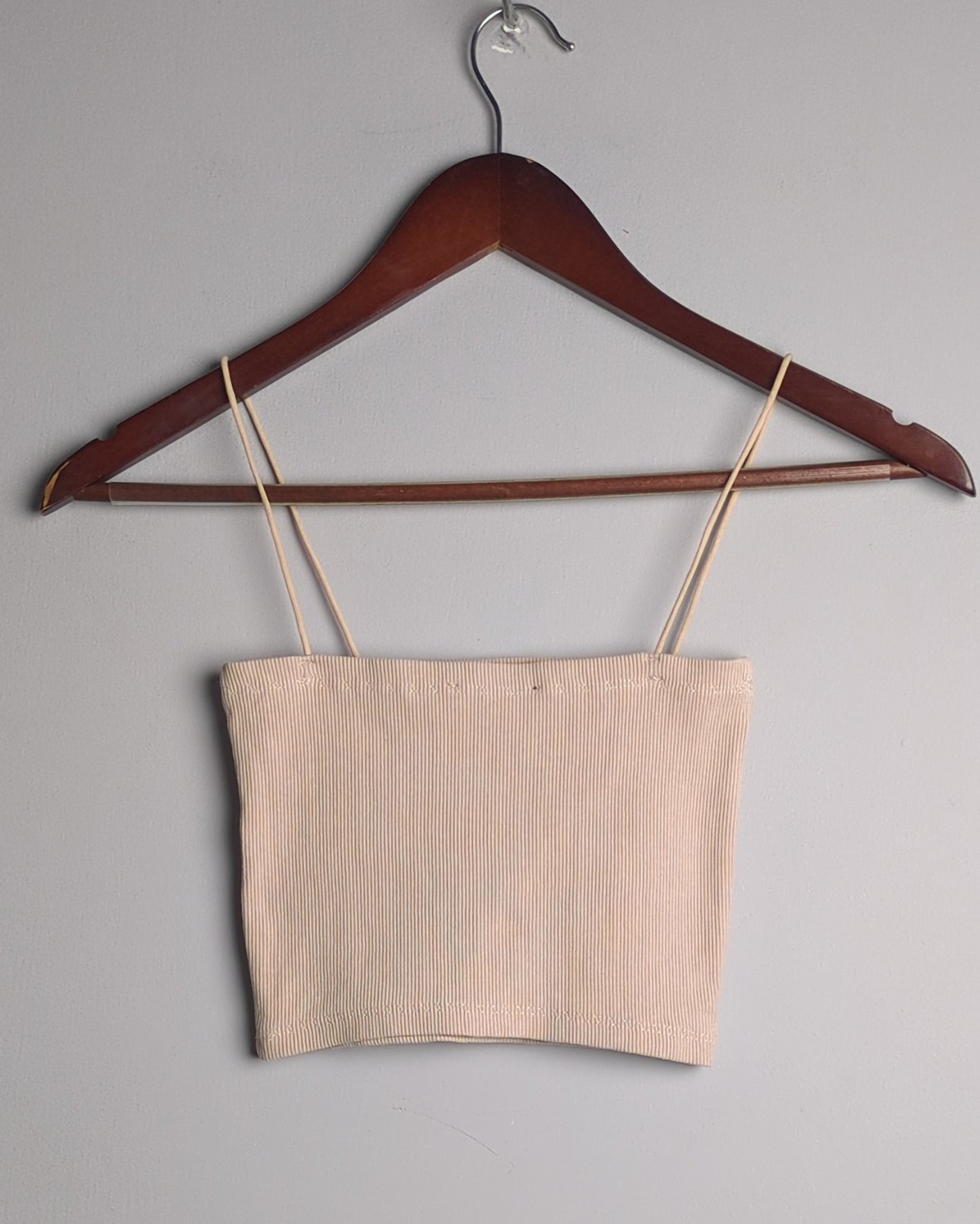 Beige Ribbed Camisole