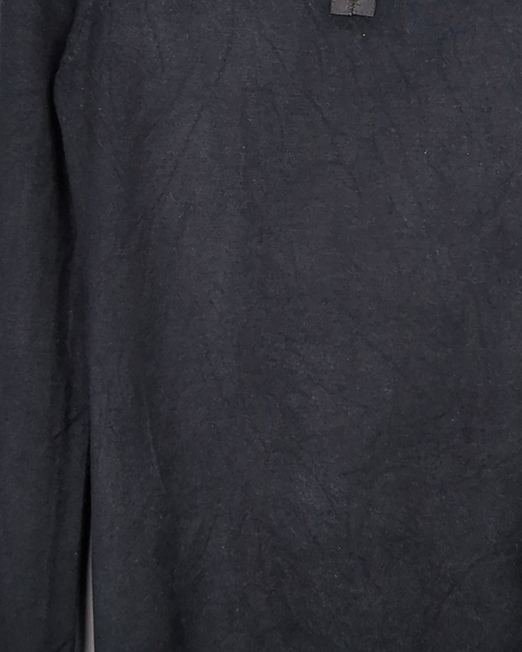 Black Back-Zip Sweater