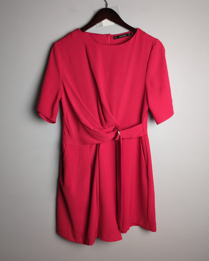 Zara Red Wrap Dress