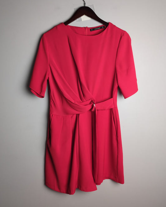 Zara Red Wrap Dress