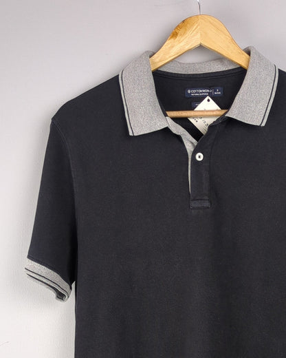 Men's Polo: Cottonworld Black