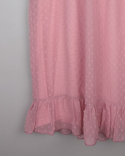 Urbanic Pink Chiffon Blouse