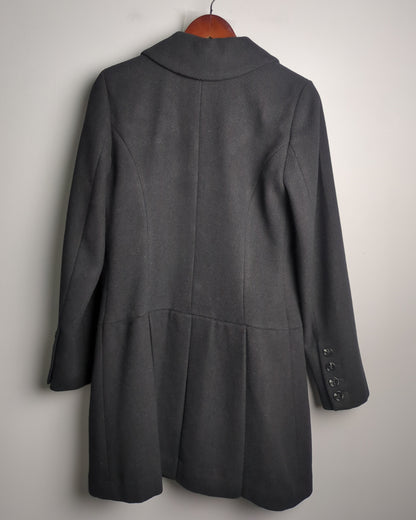 Nine West Black Woolen Coat