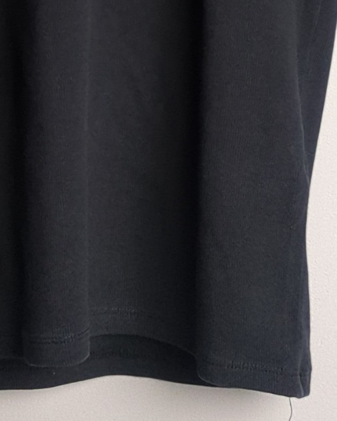 Zara Black Puff-Sleeve Tee