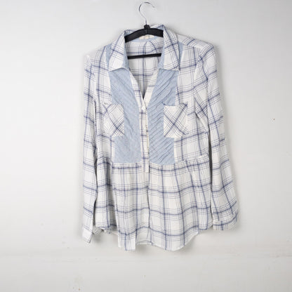 Plaid Button Up Top