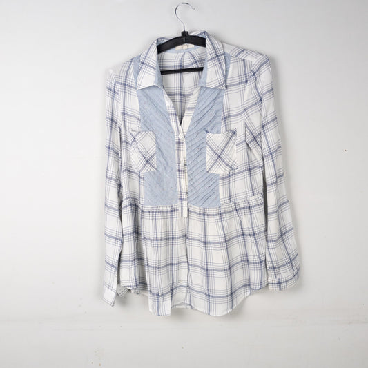 Plaid Button Up Top