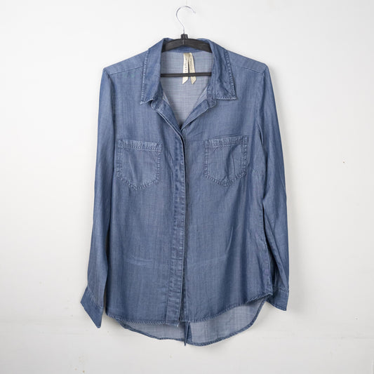 Denim Button-Down Shirt