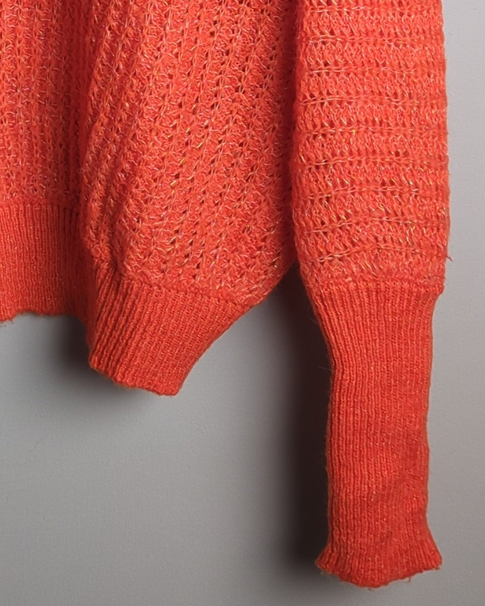 Orange Knit Sweater
