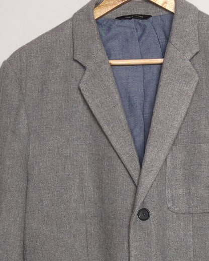 Banana Republic Gray Woolen Blazer