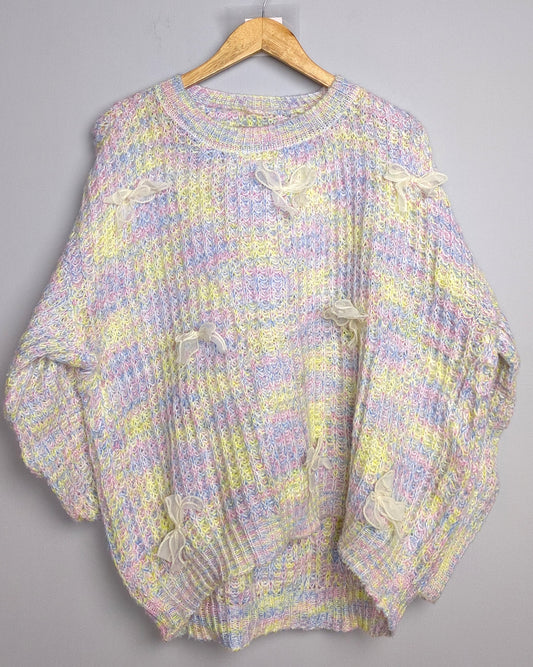 Pink Bow Sweater