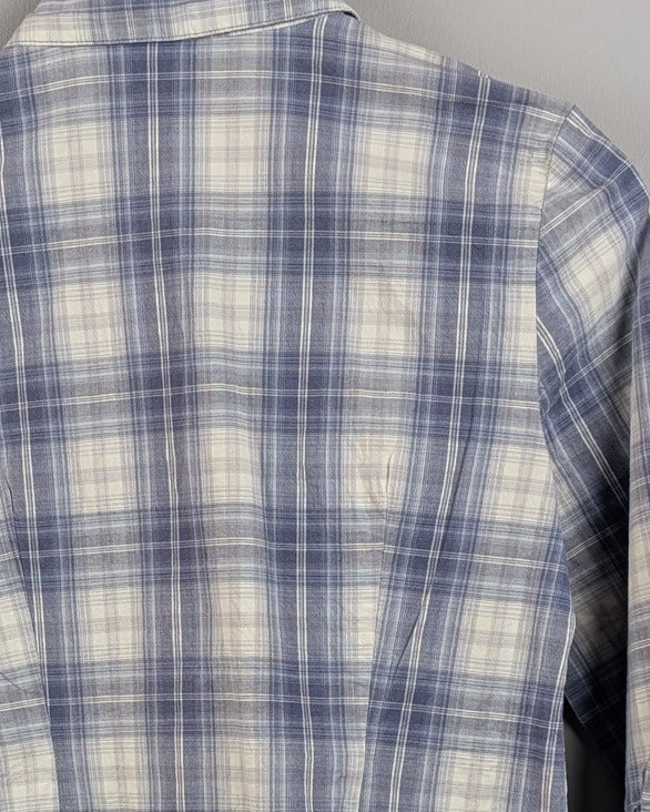 Blue Plaid Shirt