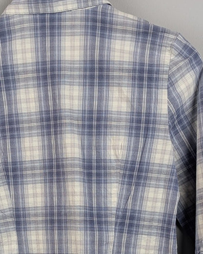 Blue Plaid Shirt