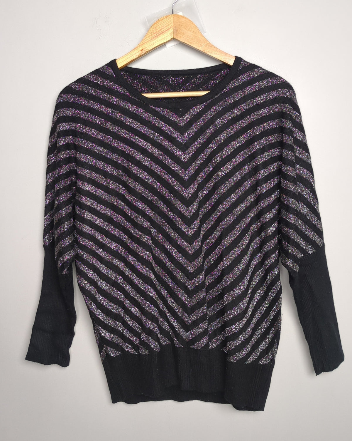 Black Chevron Sweater