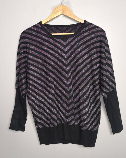 Black Chevron Sweater