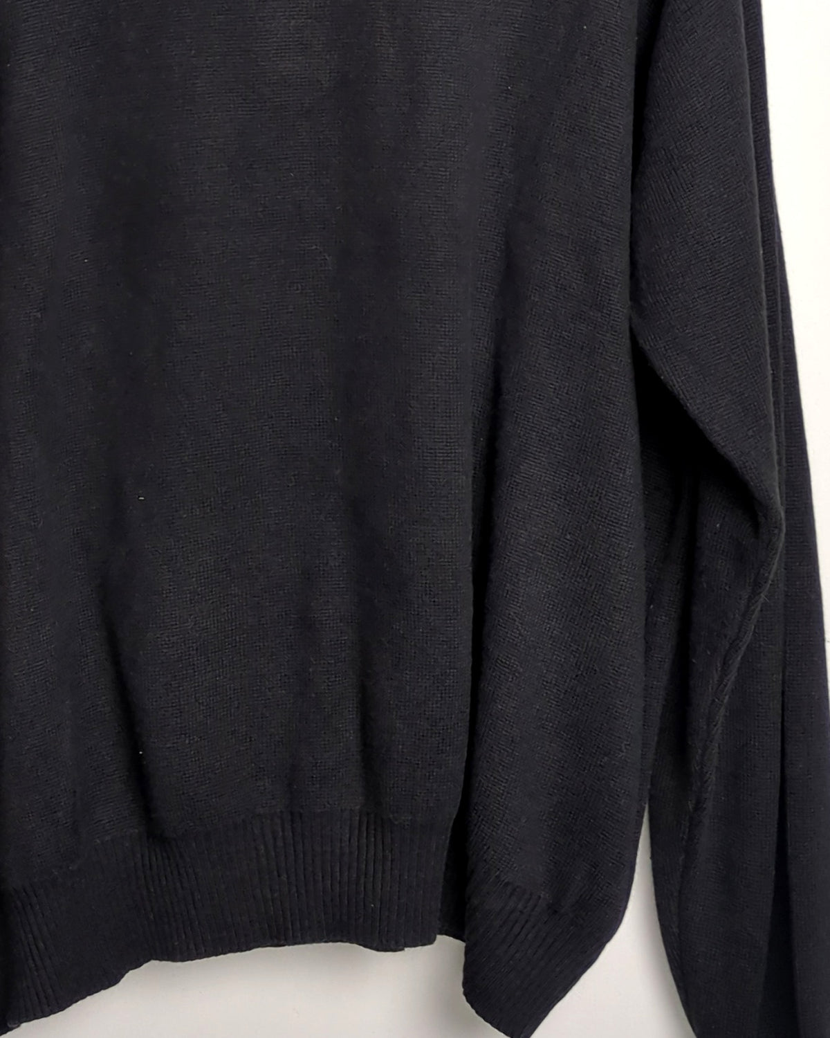 Us Polo Assn Black Zip Sweater